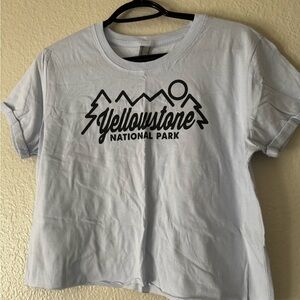 Women's Yellowstone National Park Cropped T-Shirt
